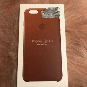 Apple Tan leather case for the IPhone 6s Plus